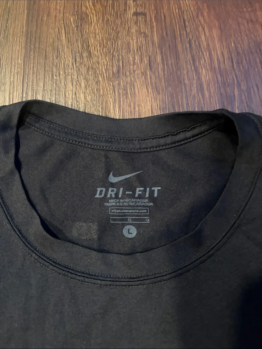 Nike Black Short Sleeve Dri-FIT Crew Tee - Picture 2 of 3